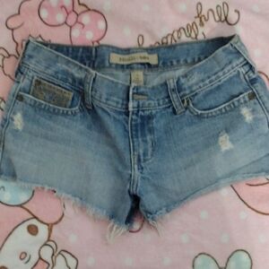 Hollister Light Wash Blue Jean Shorts